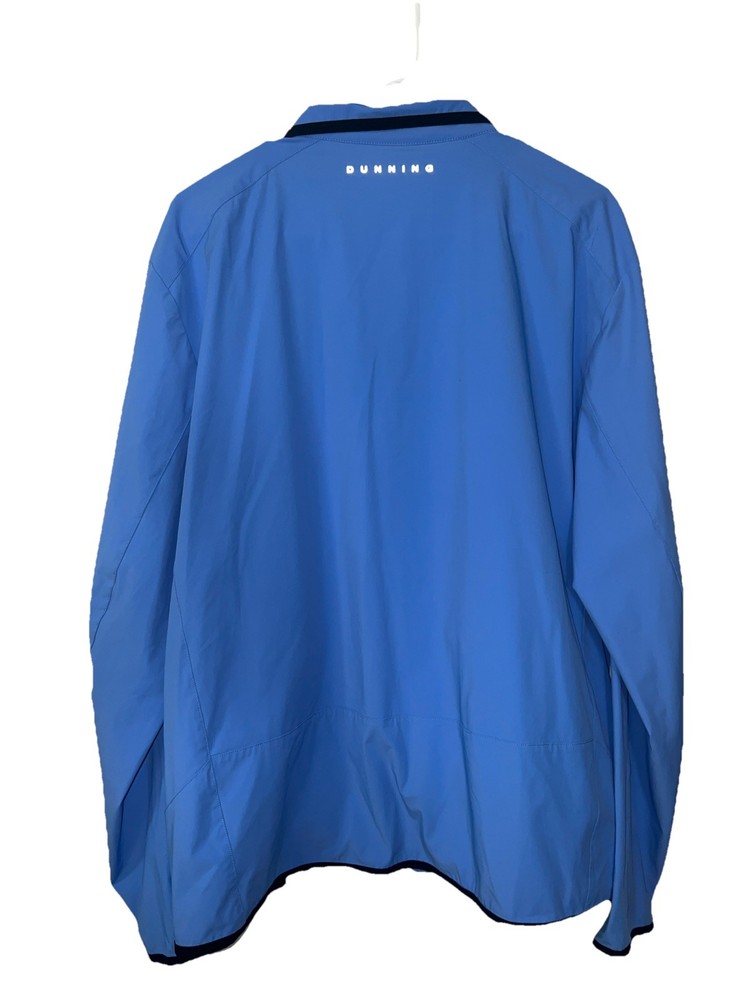 Dunning Golf Kirby Performance Wind Golf Jacket Large Arctic Blue