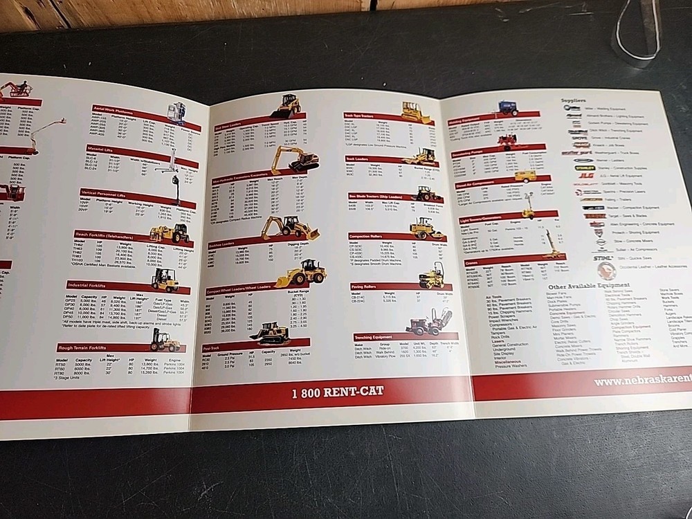 Caterpillar Nebraska Rents Brochure