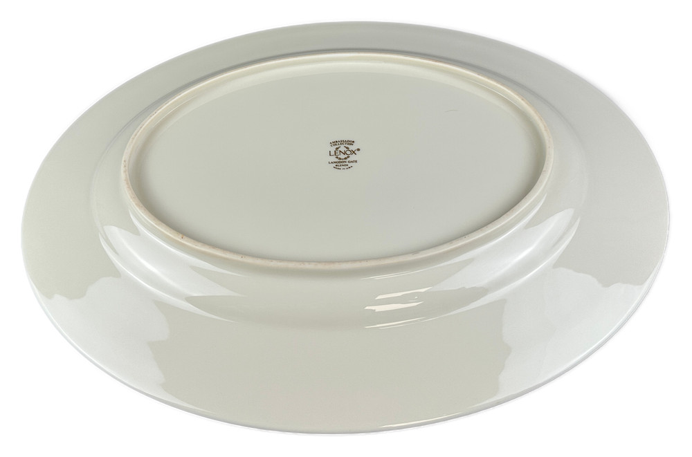 Lenox Langdon Gate Platter Oval Serving Ambassador Collection 13"