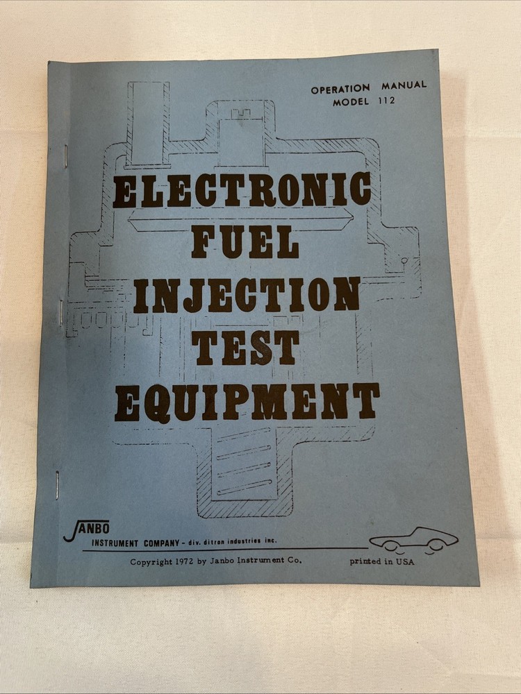 Janbo Electronic Fuel Injection Analyzer