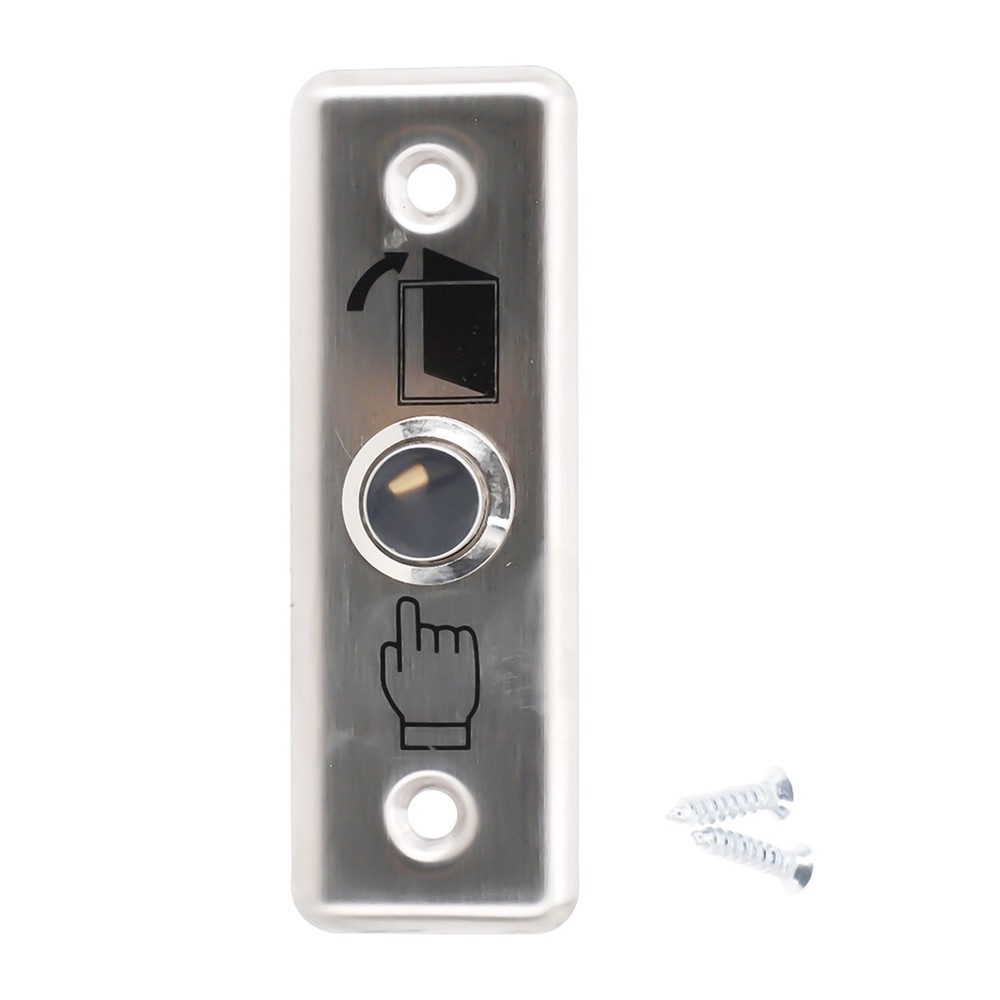 3A Metal Exit Switch Button Door Exit Push Release Button For Access Control GL