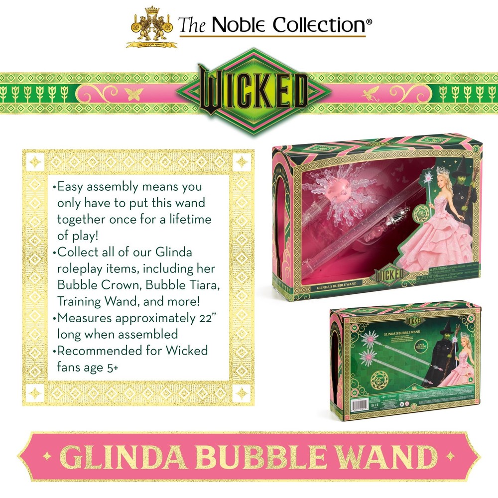 Wicked Glinda's Bubble Wand 22 inches