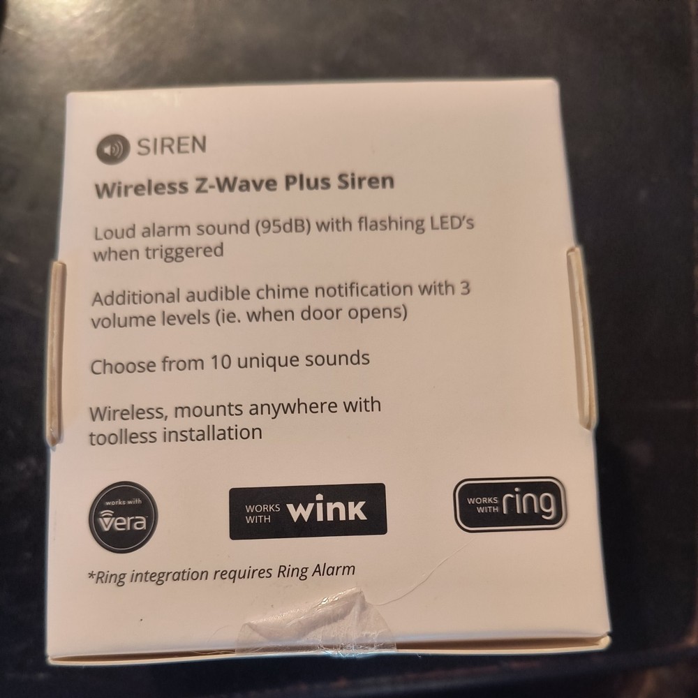 Dome Home Automation Wireless Z-Wave Battery-Powered Security White DMS01