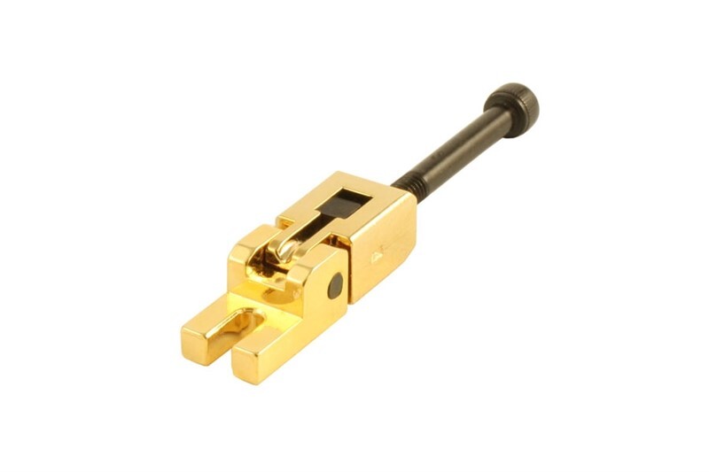 NEW - Low Saddle For Locking Tremolo, E Strings - GOLD