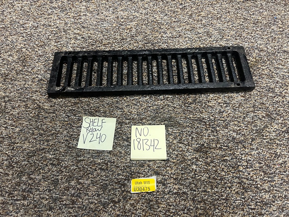 Drainage Concrete Grate Black 181342 5" x 19-1/2"