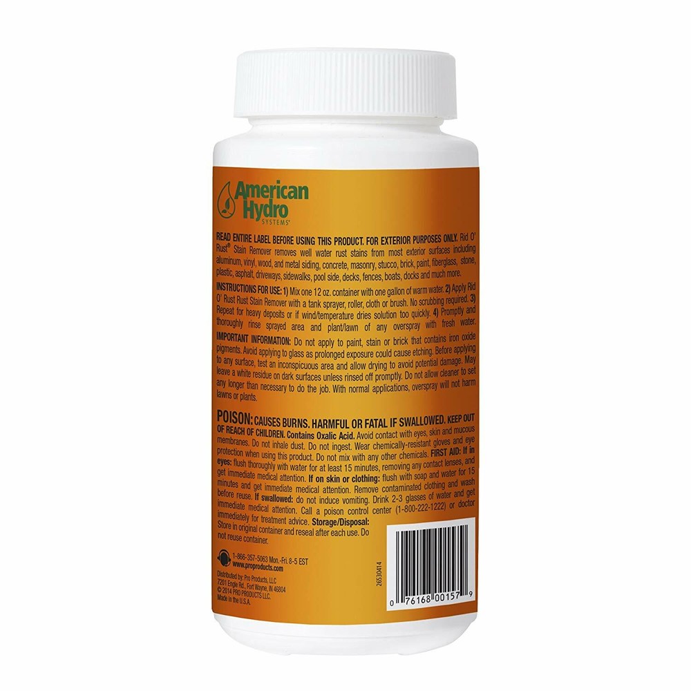 Pro Products 2653 Rid O Rust Rust Stain Remover