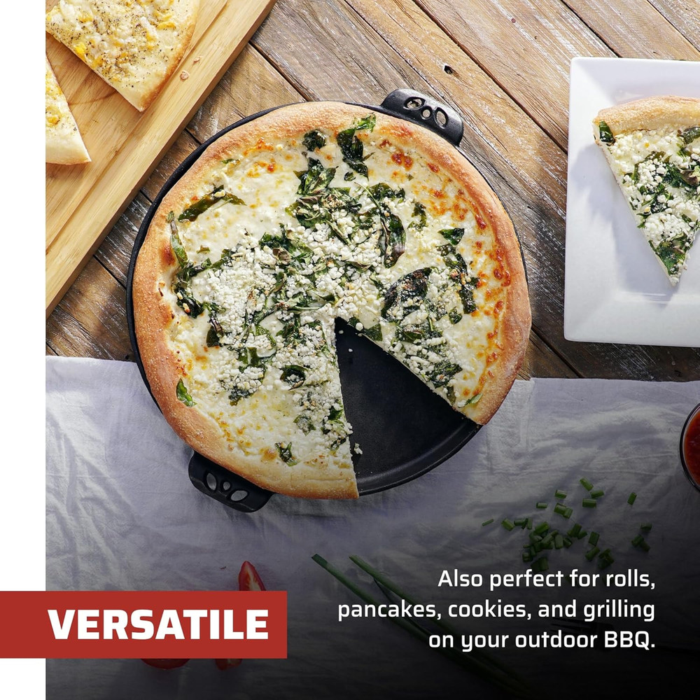 14-Inch Cast Iron Pizza Pan & More