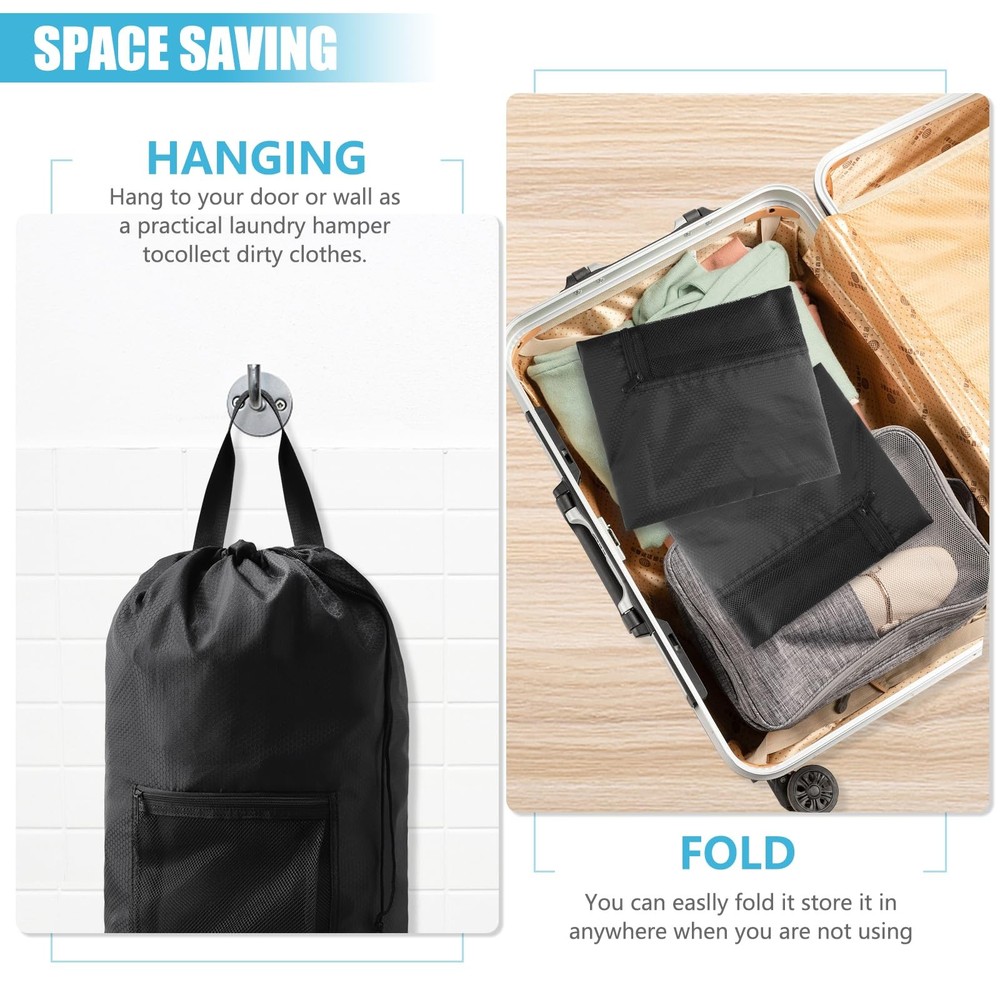 Laundry Storage Backpack Extra Large Capacity with Adjustable Straps for Student