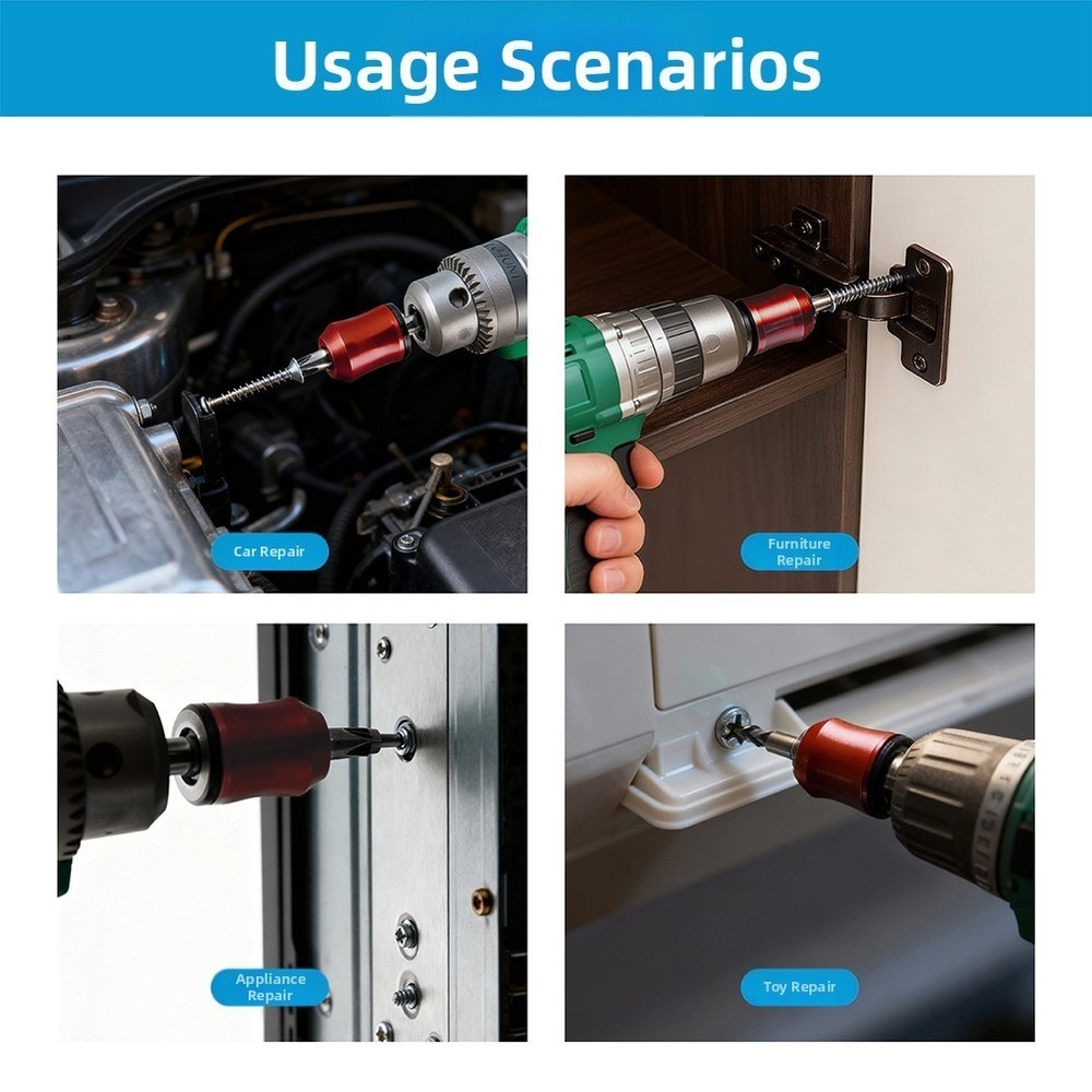 Bit Magnetizer Magnetizing Ring Locks Screws Securely Demagnetizes Bits