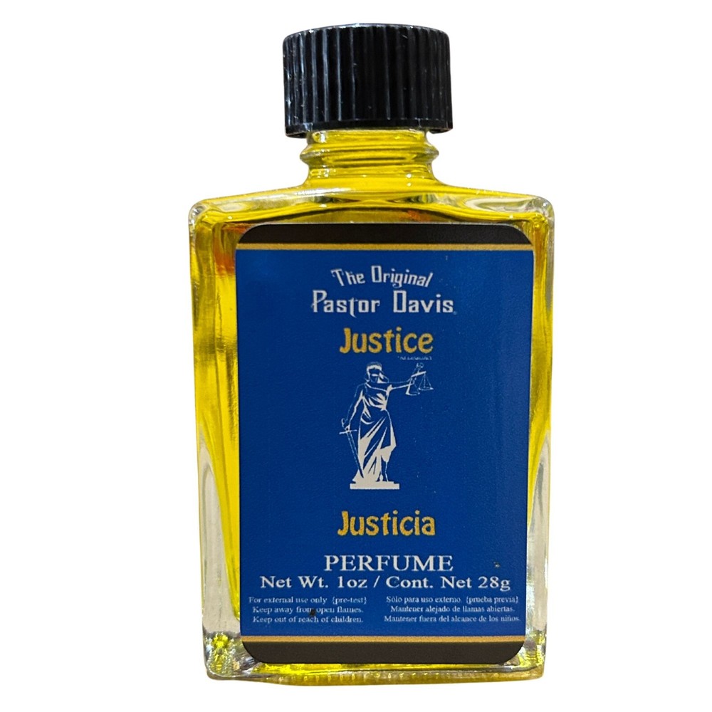 The Original Pastor Davis Perfume - Justice justicia perfume 1 oz