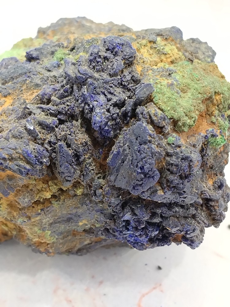 C32...Azurite/Malachite...Morocco