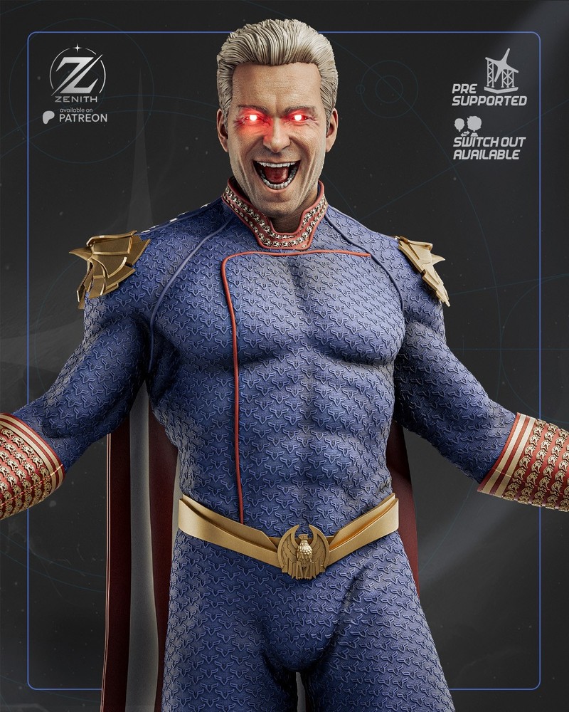 Homelander Statue 3D Printed Kit Unpainted/Unassembled