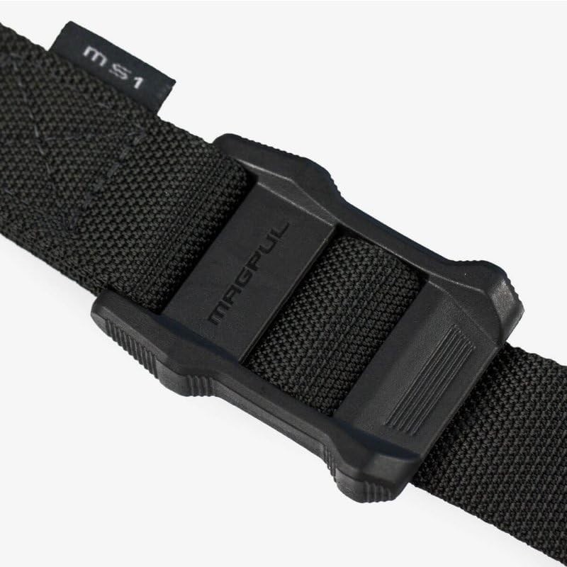 Adjustable MS1 QDM Two Point Rifle Sling - Solid Black Nylon for Comfort