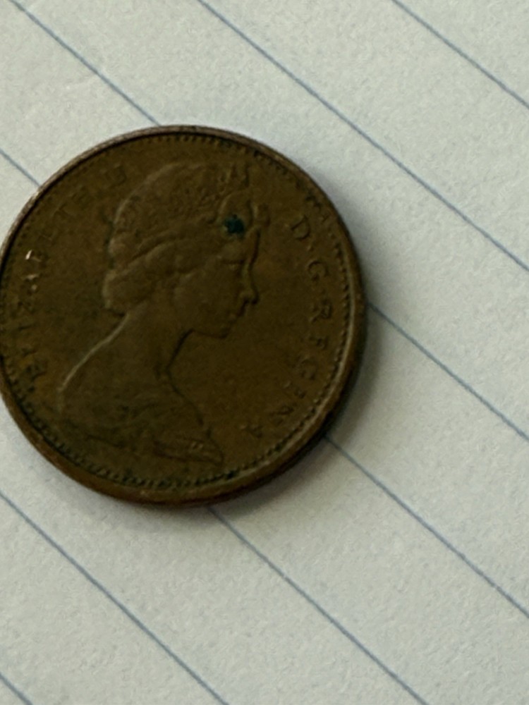 1968 Canada 1 Cent Coin
