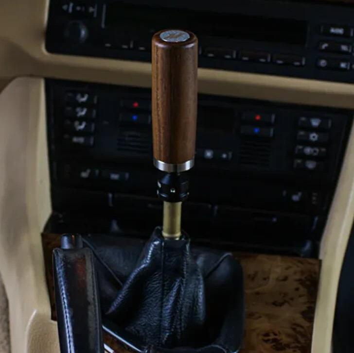 Mishimoto Non-Threaded Shift Knob Adapter Shift Knobs to For BMW Vehicles Black