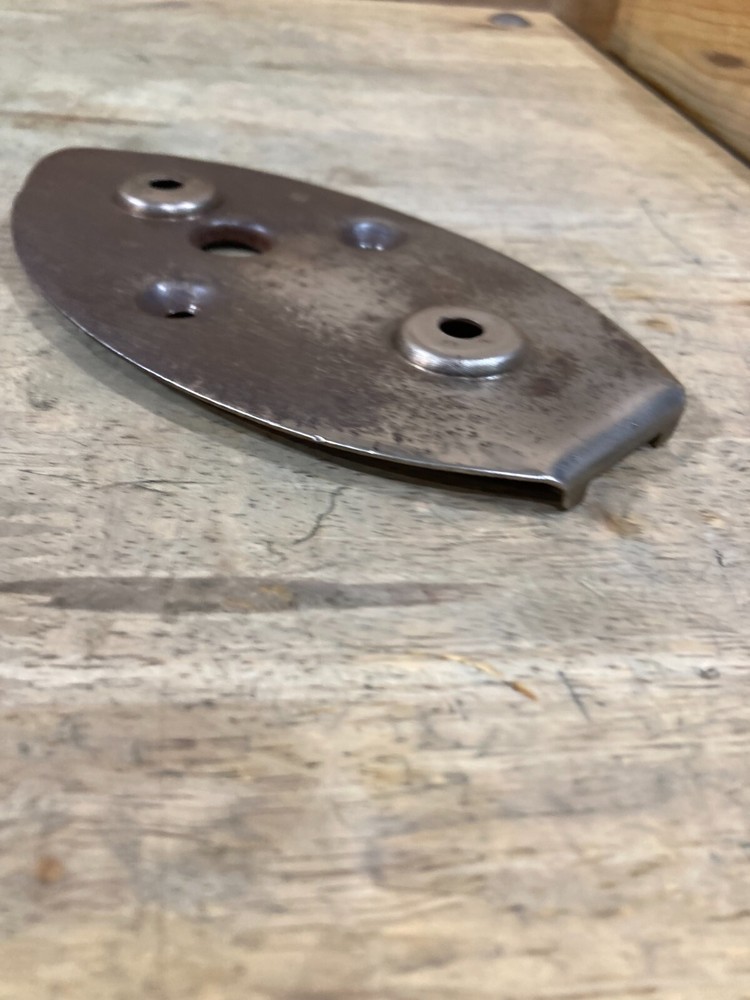 Coleman 4A Gas Iron - Thin Heat shield Plate - Rust - Discoloration