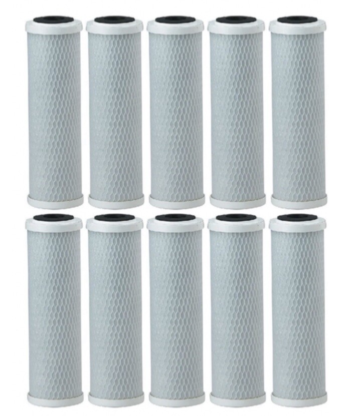 10 Pack Compatible for Flow-Pur 8 Carbon Block Filter Cartridge WCBCS-975-RV