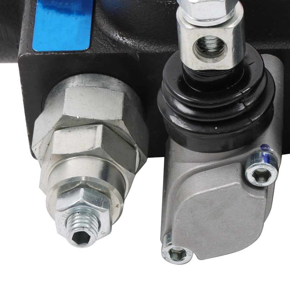 3 Spool 25 GPM Hydraulic Directional Control Valve Tractor Loader Double Acting
