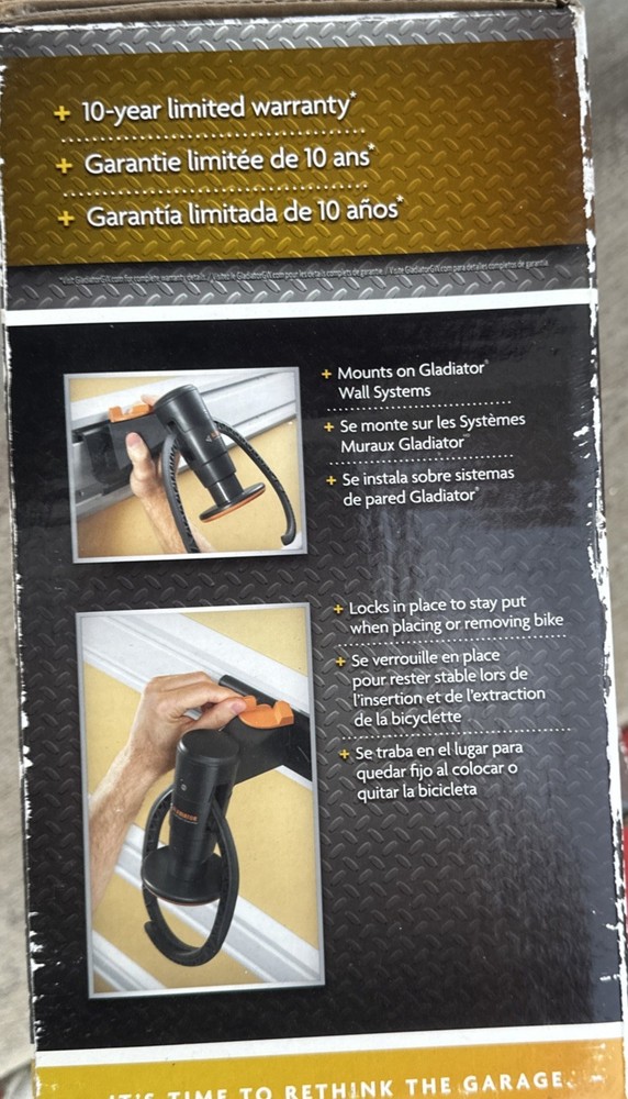 Gladiator Claw Advanced Bike Storage Garage Ceiling Mount V3.0