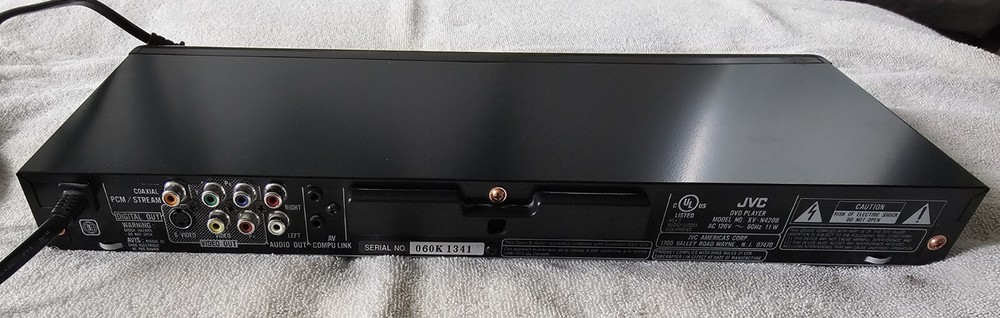 JVC XV-N420 DVD SUPER VCD CD Player With Remote Tested