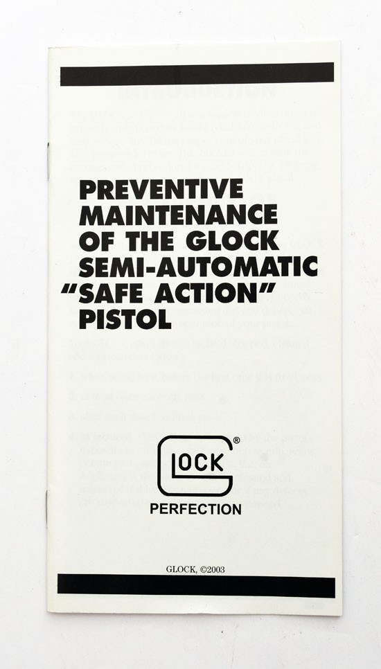 Factory Glock Preventive Maintenance Manual