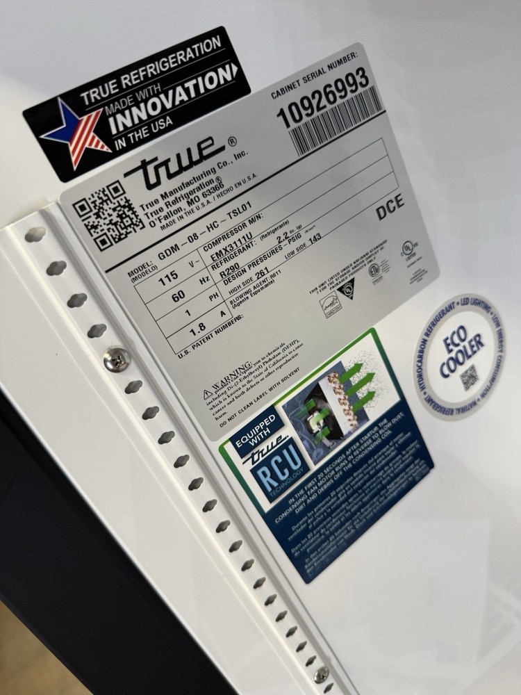 True GDM-08 Commercial Refrigerator
