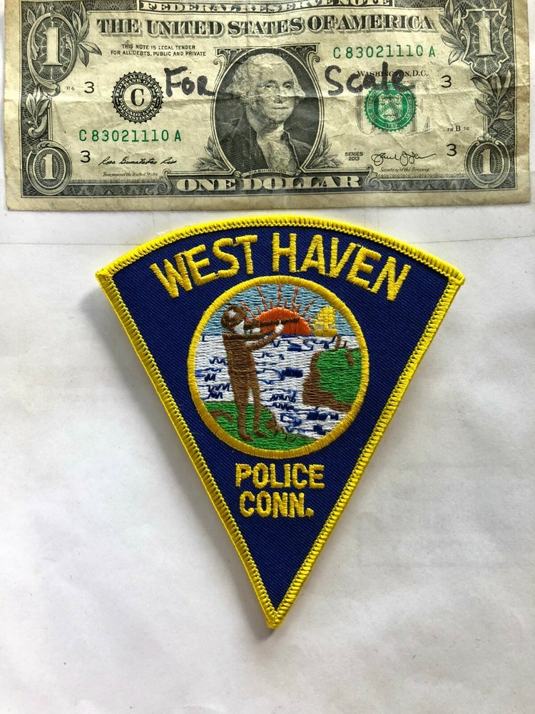 West Haven Connecticut Police Patch Un-sewn great shape