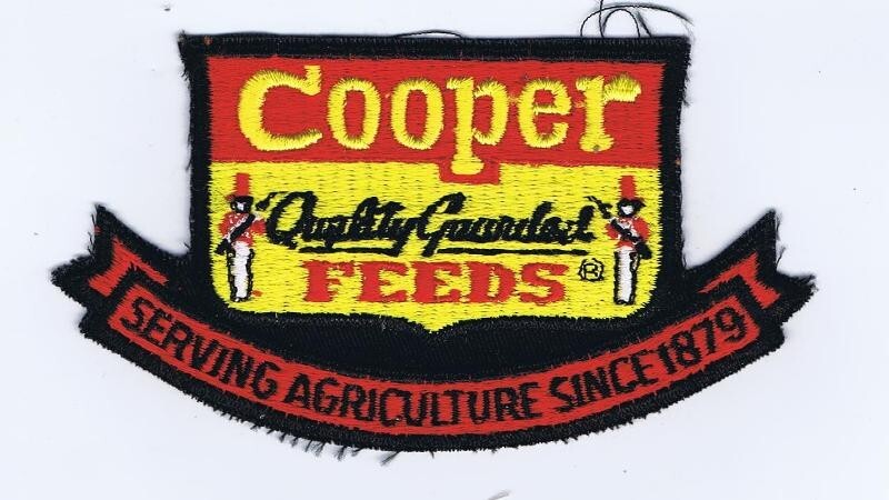 Vintage COOPER "Quality Guarded" FEEDS Cloth uniform patch