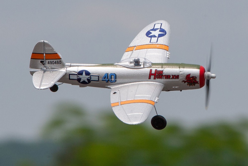 P-47 Thunderbolt Micro Warbirds RTF RC Airplane w/PASS Stability Assist