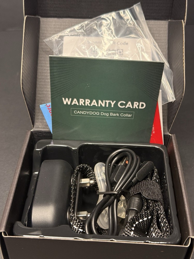 Rechargeable Bark Control Collar – Static/Shock, Waterproof, Medium/Large Dogs