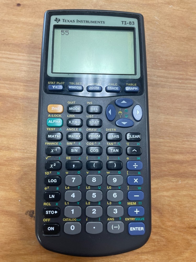 7x Texas Instruments TI-83 Black Graphing Calculator | Read Description