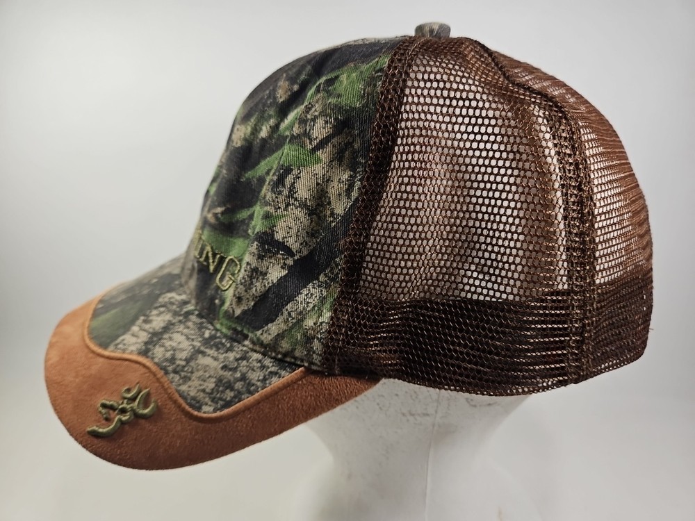 Browning Mossy Oak Hat Cap Camo Mesh Adjustable
