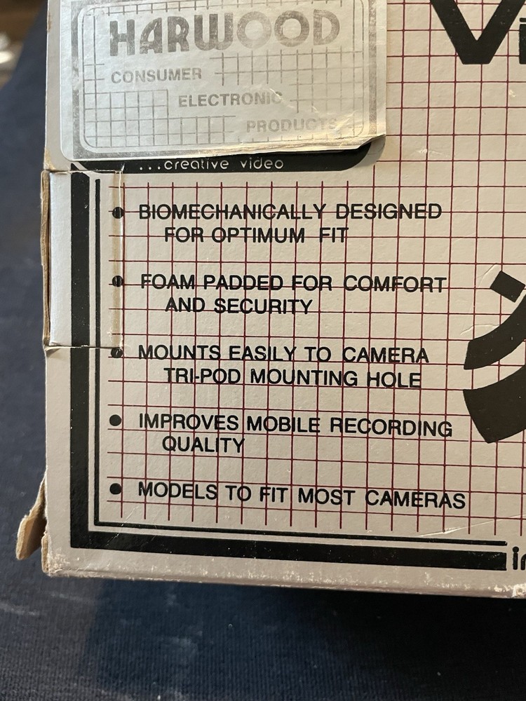 Harwood Consumer Electronics- Video Camera Rest/Original Box