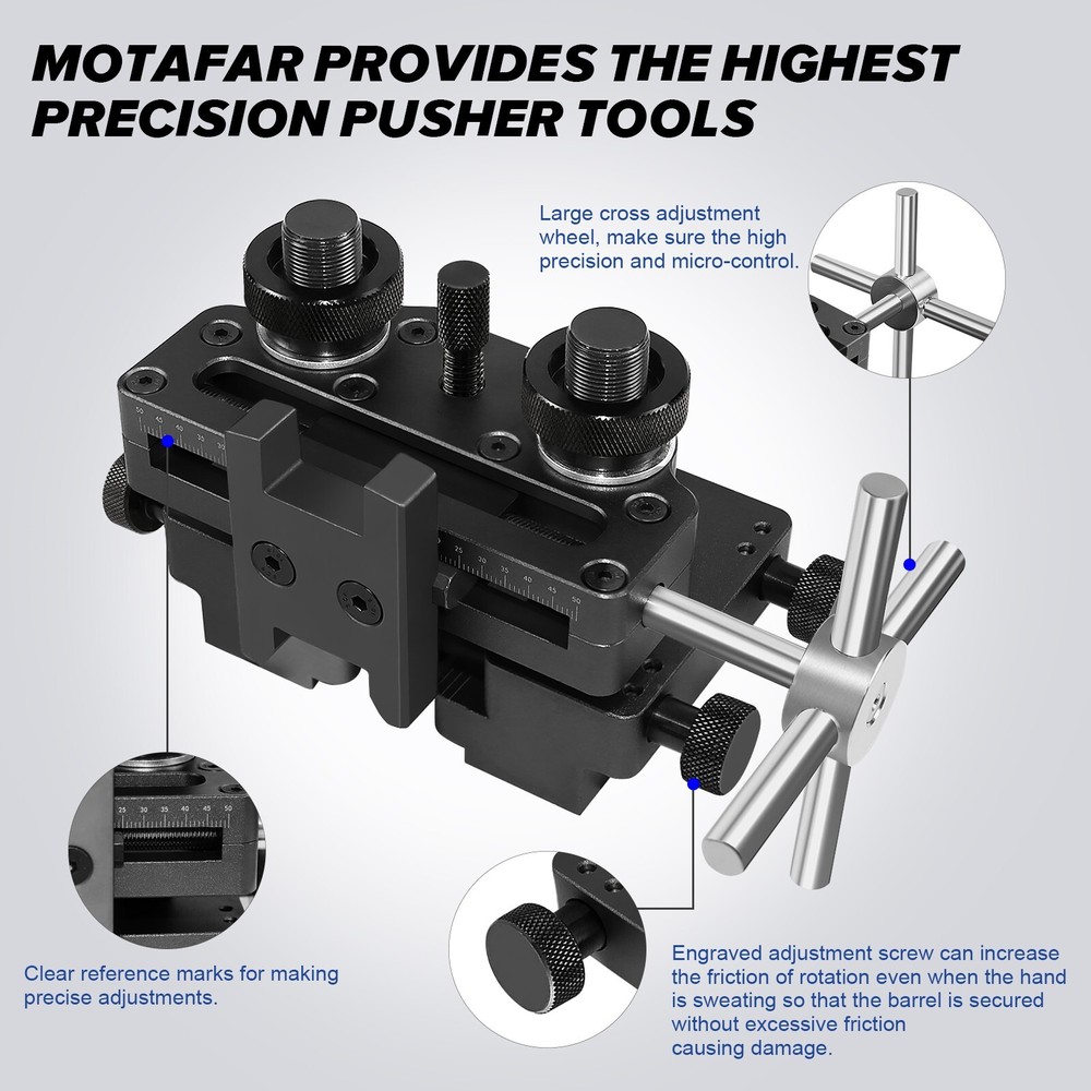 Universal Sight Pusher Tool For Front & Rear Sight Installation On 1911, Glock