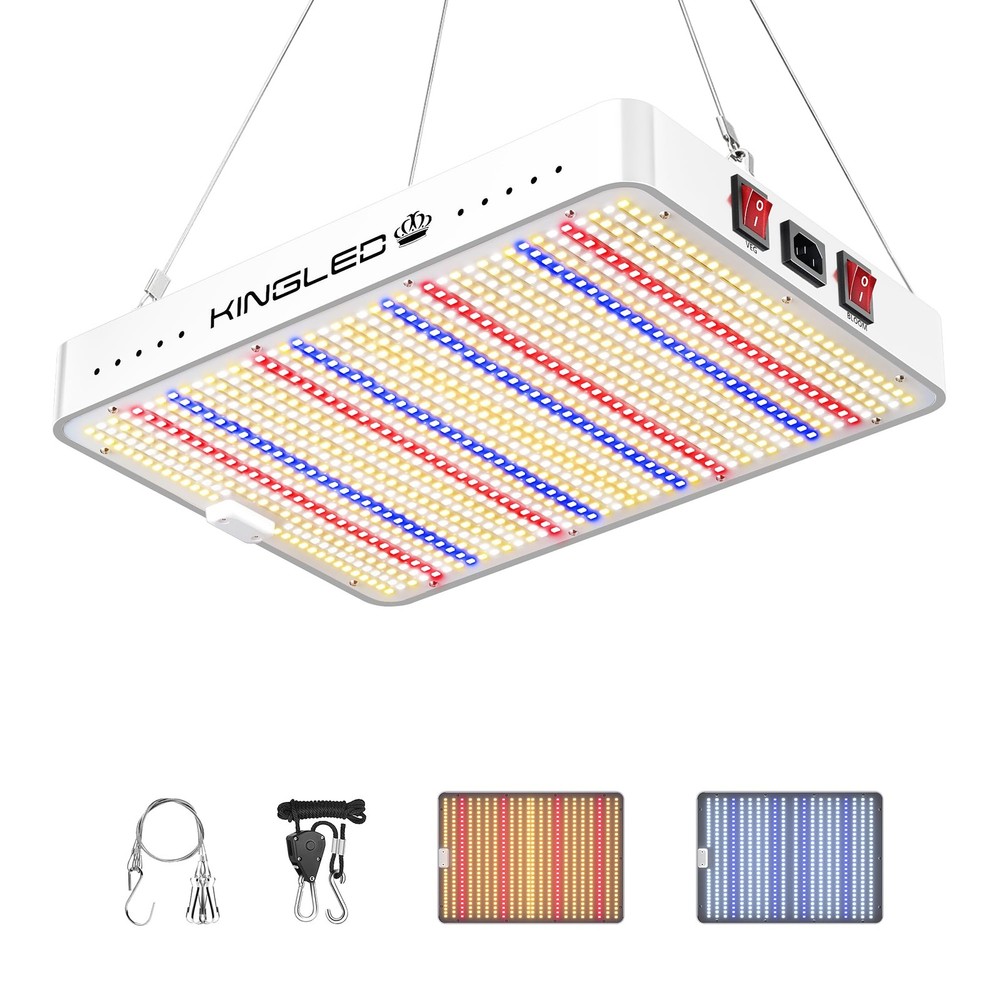 Kingled KP2000 LED Grow Light, Full Spectrum Lights KING2000, Multicolor