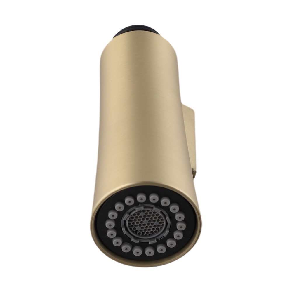 1 8 GPM Pull Down Kitchen Faucet Brushed Gold Sprayer Head Replacement