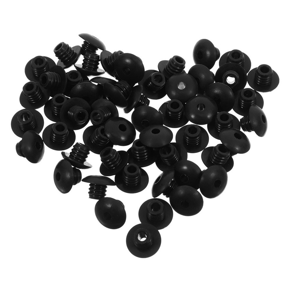 50 Pcs Pegboard Hook Lock Black Accessories Clips Heavy Duty Hooks