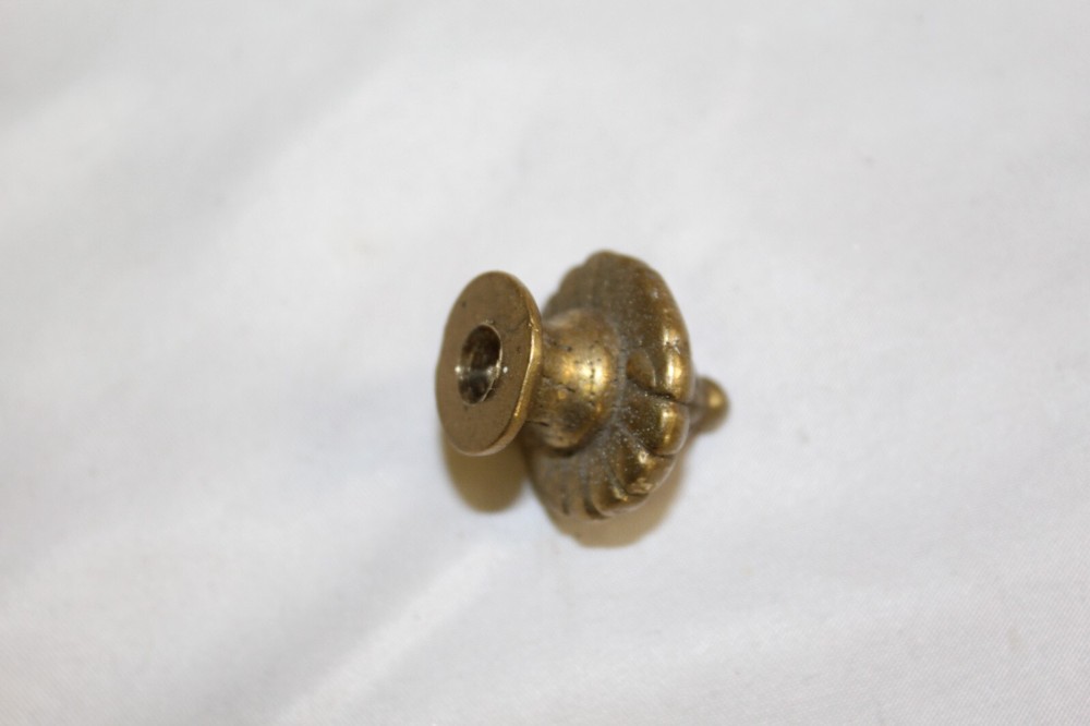 Finials ,Solid Brass ,Budding Flower design . Contempory Castings 6