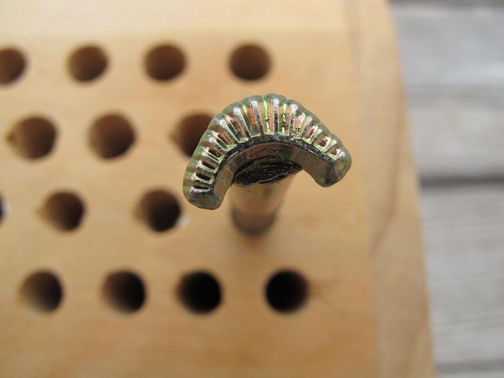 Vintage Basic Tool USA Full Handle Border Stamp Leather Tool Number 4