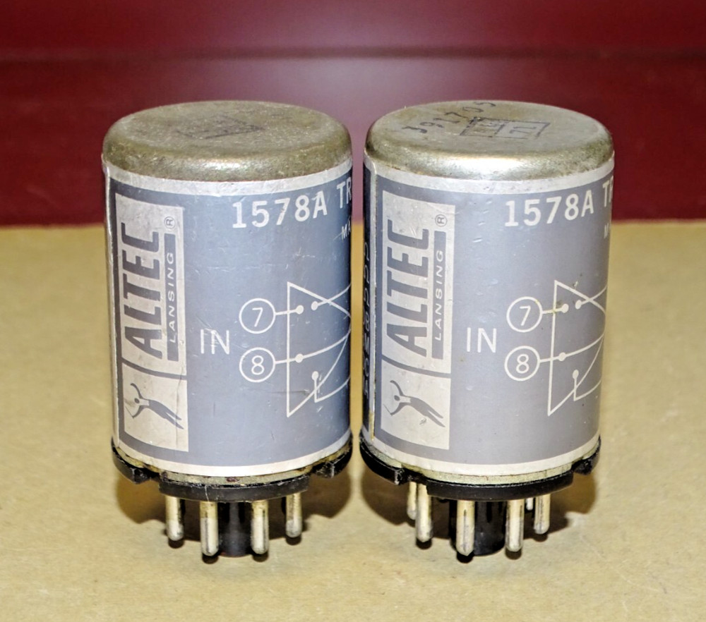 Pair, Altec Model 1578A Plug-In Transistor Preamplifiers