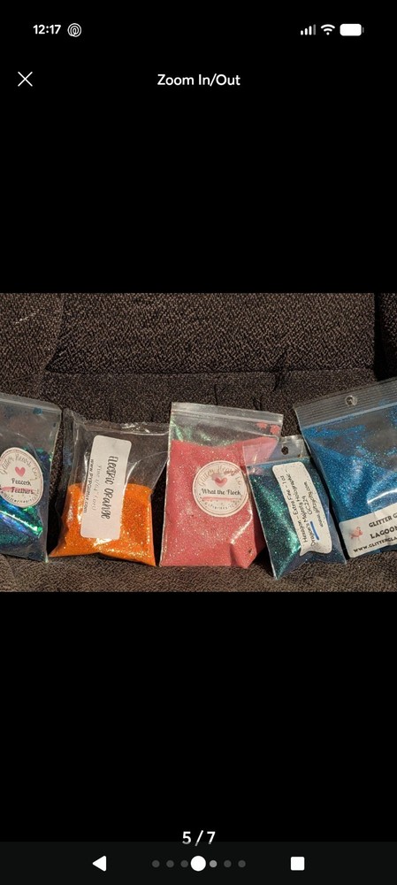 Glitter Chimp, Glitter Guy, Spin It Multicolor Assorted Glitter Bottles & Bags