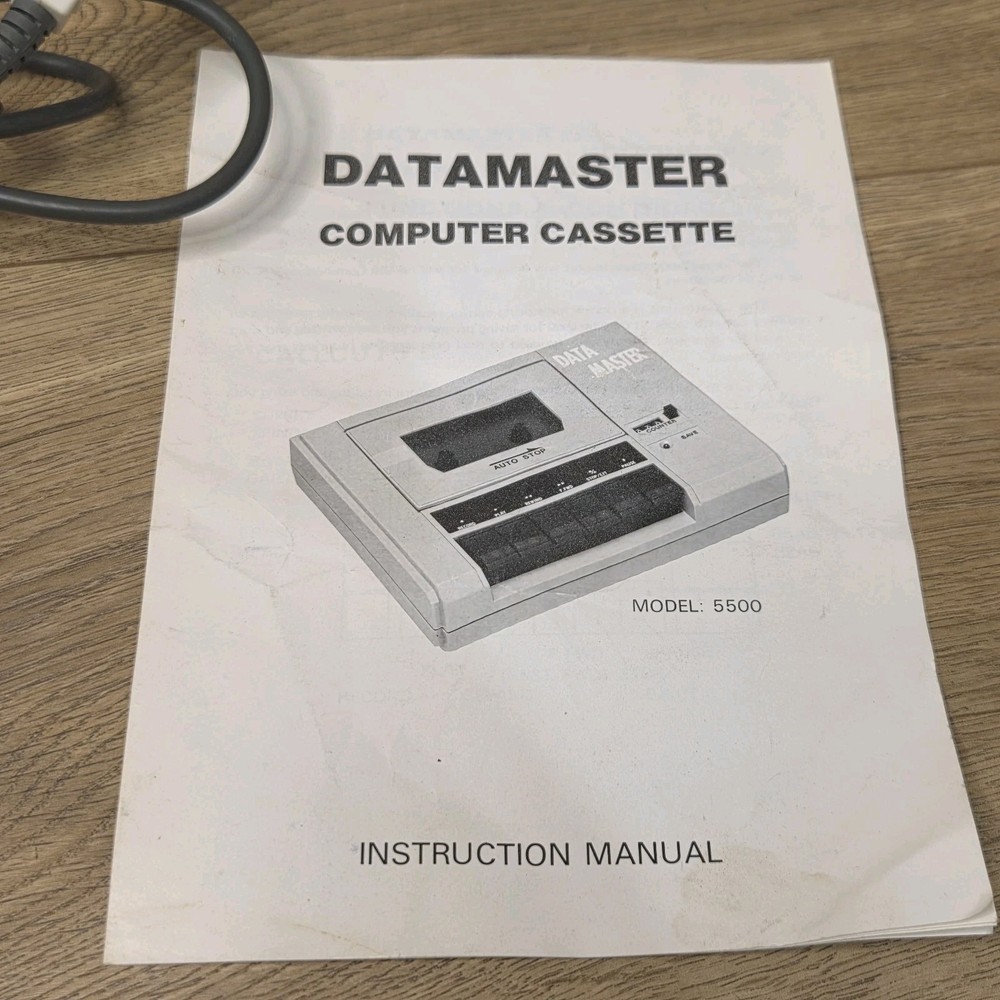 Vintage Datamaster Model 5500 Computer Cassette Untested