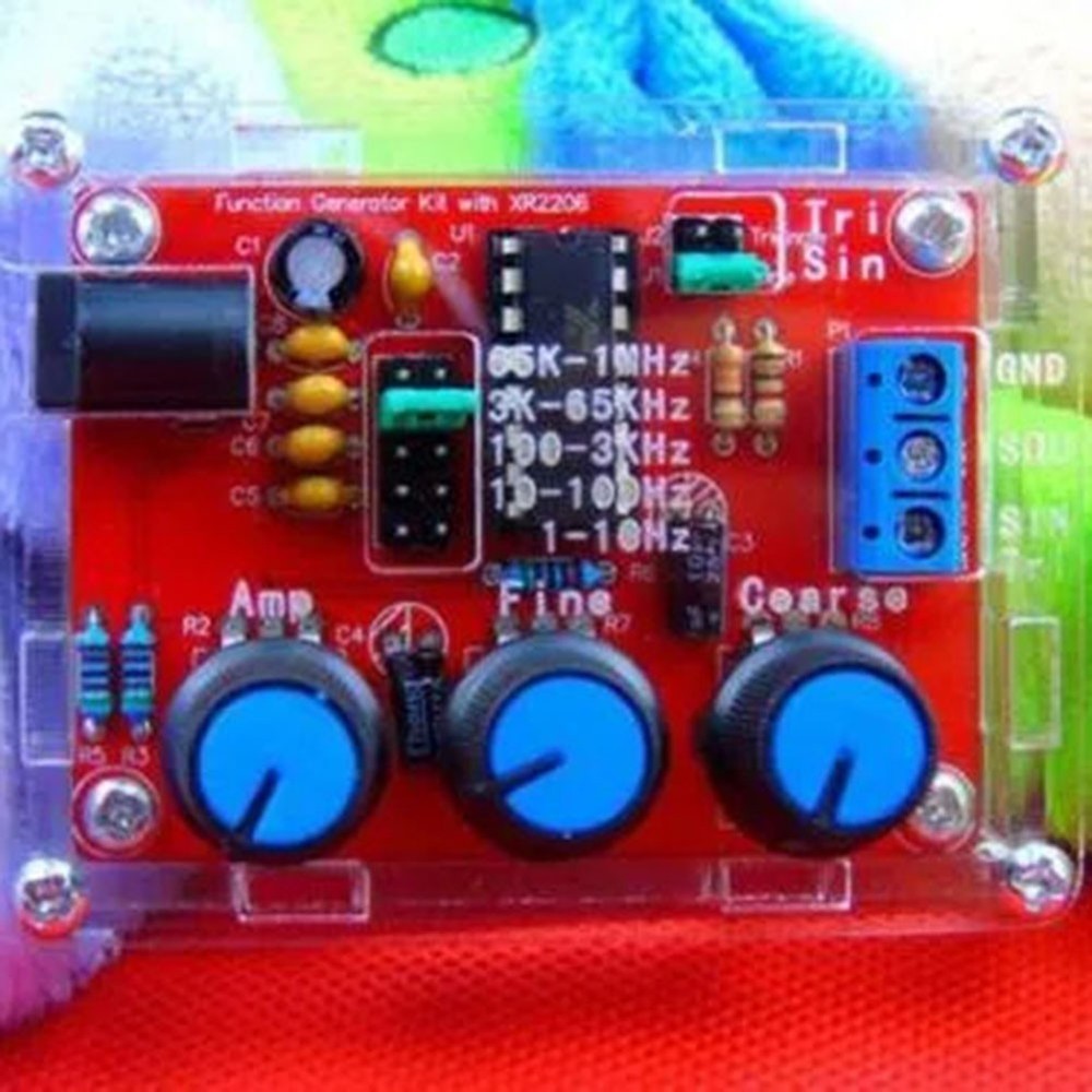 For XR2206 Signal Generator with Adjustable Amplitude Control for Testing