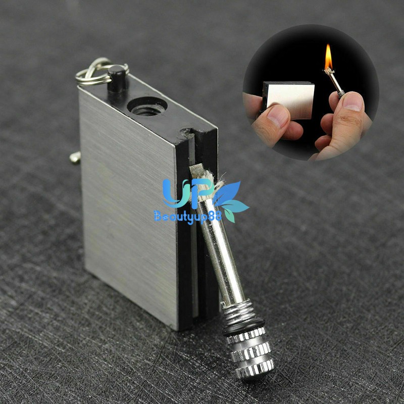 5Pcs Waterproof Match Permanent Lighter Striker Fire Starter Emergency Survival