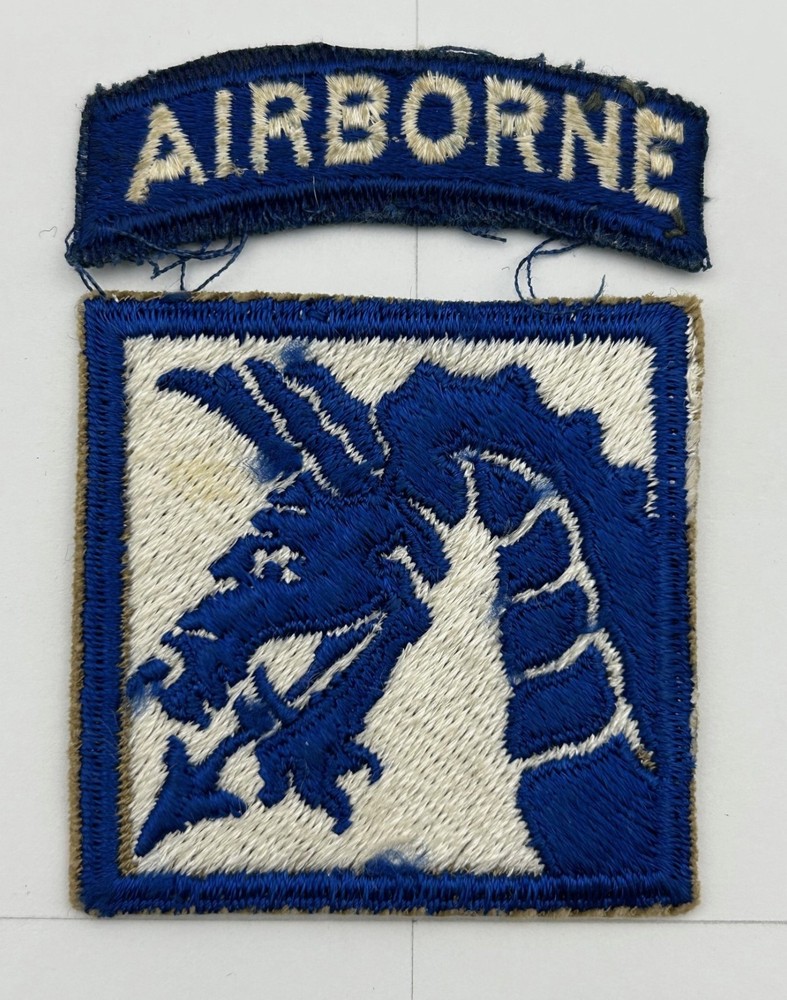 WW2 18th Air Corps Patch with Tab
