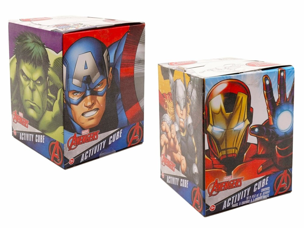 Avengers Color N Sticker Activity Cube (2 Pack) - Coloring and Activity Pages