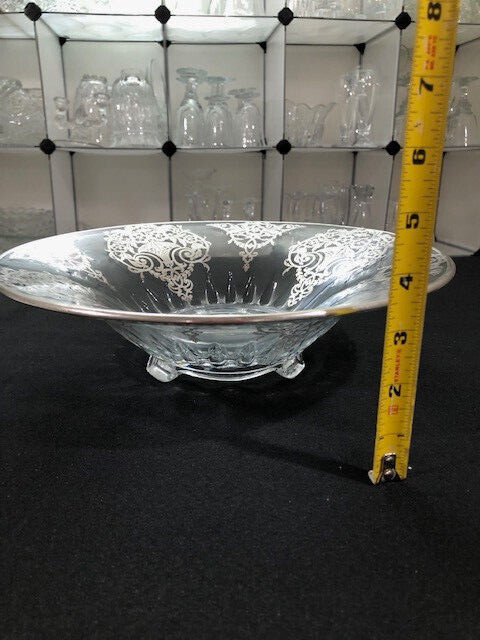 Silver City Sterling Silver Etched Three Toed Footed Serving Bowl