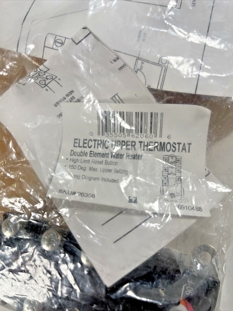 NEW Double Element Water Heater UPPER Electric Thermostat 150° Max 6910488