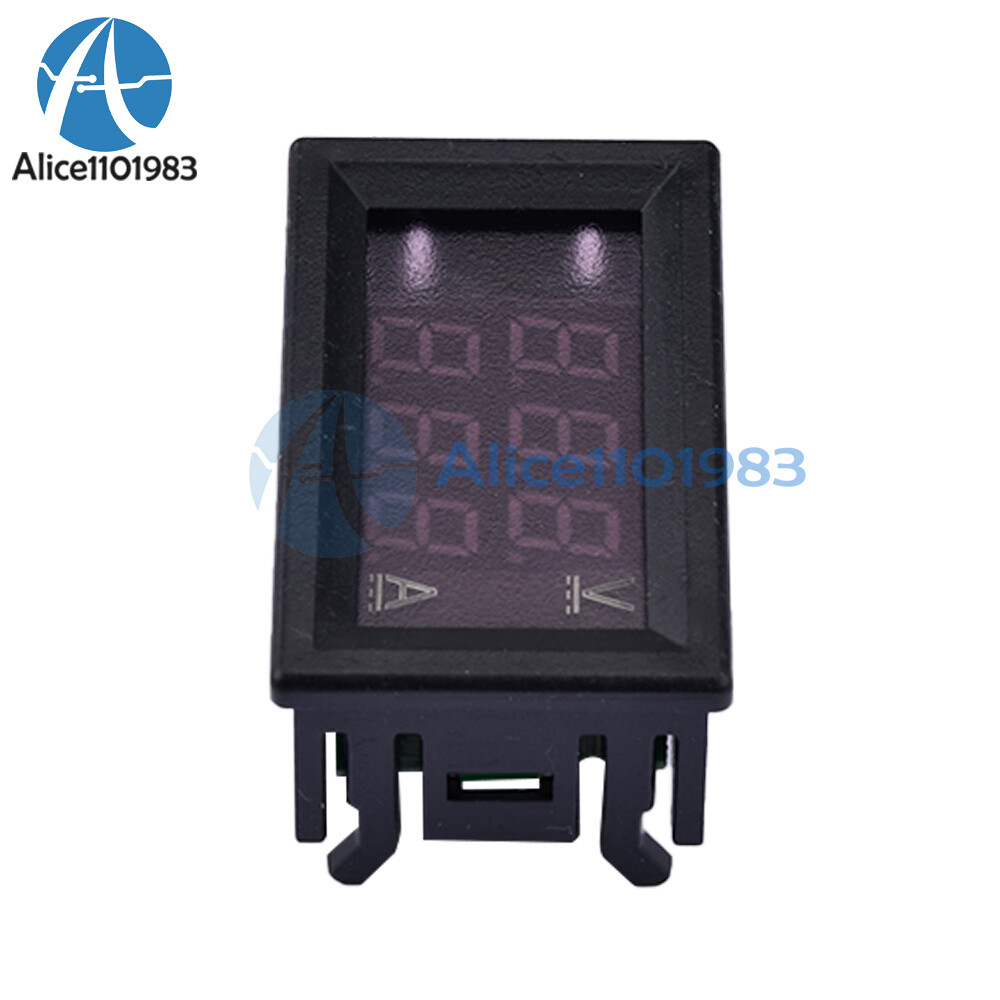 Digital Voltmeter Ammeter 100V 10A 50A 100A LED Display Amp Volt Current Meter