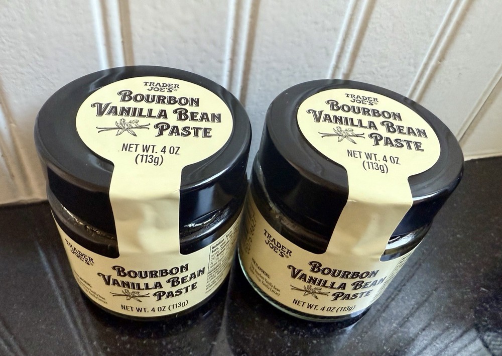2 Pack Trader Joe’s Bourbon Vanilla Bean Paste 4 oz